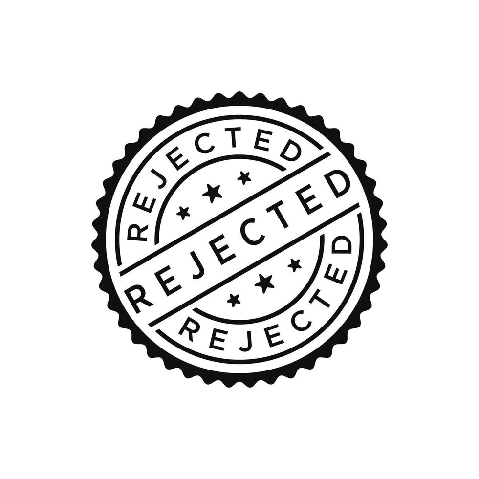 Rejected stamp vector