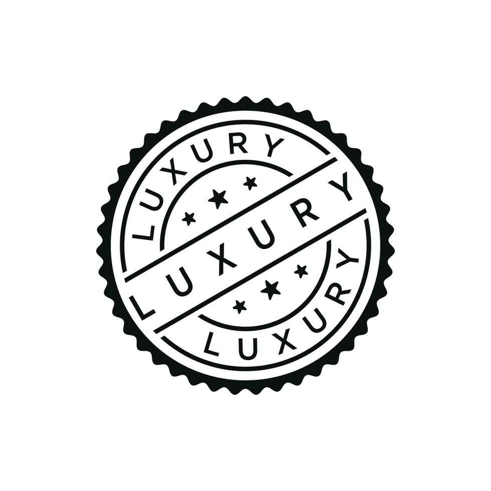 Luxury stamp vector