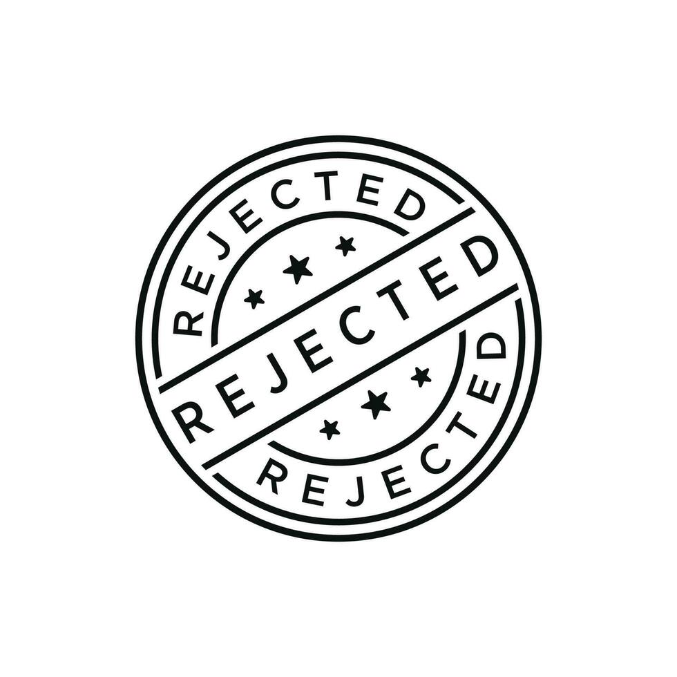 Rejected stamp vector