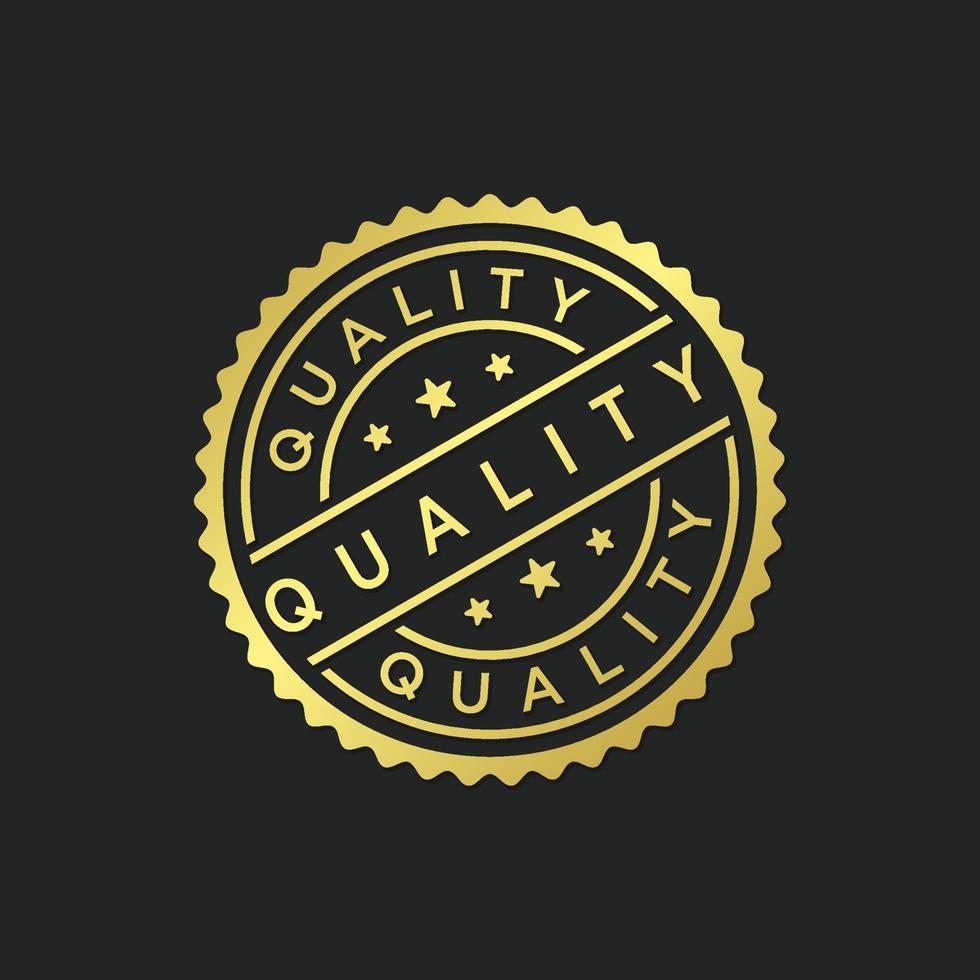 Quality stamp vector