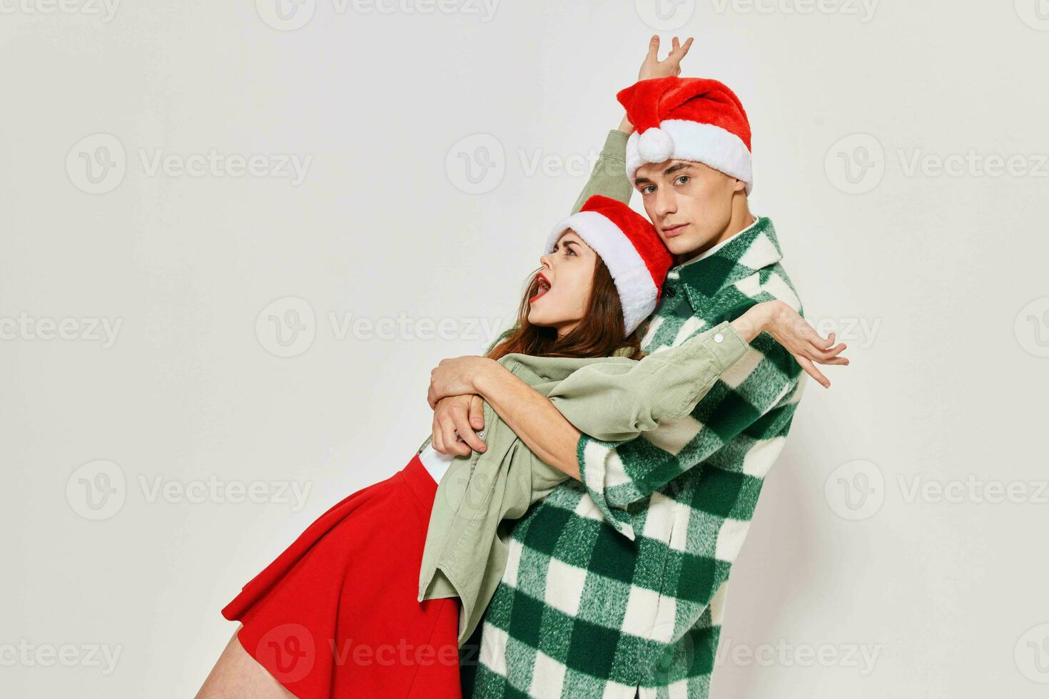 Man and woman lifestyle friendship relationship holiday New Year photo