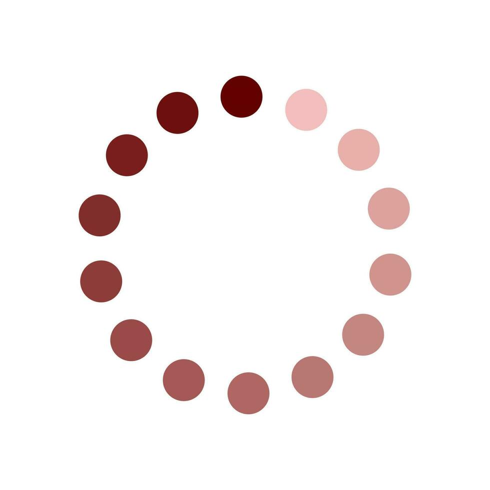 Simple loading circle icon vector