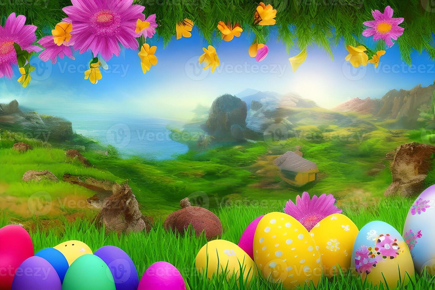 Pascua de Resurrección fondo, contento Pascua de Resurrección fondo