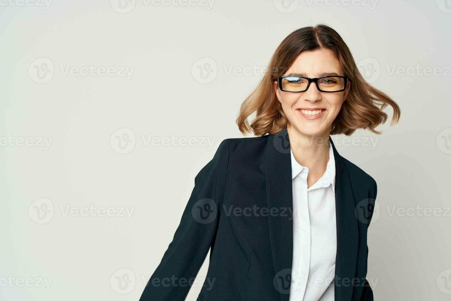 Business woman job manager financial information photo