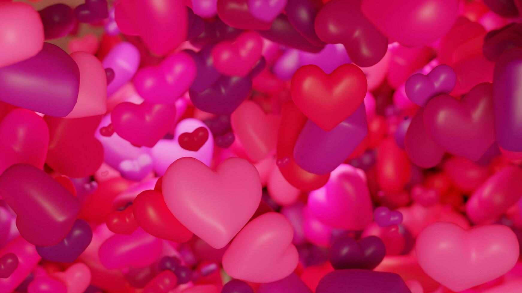 3d Saint Valentine Day graphics designer photo
