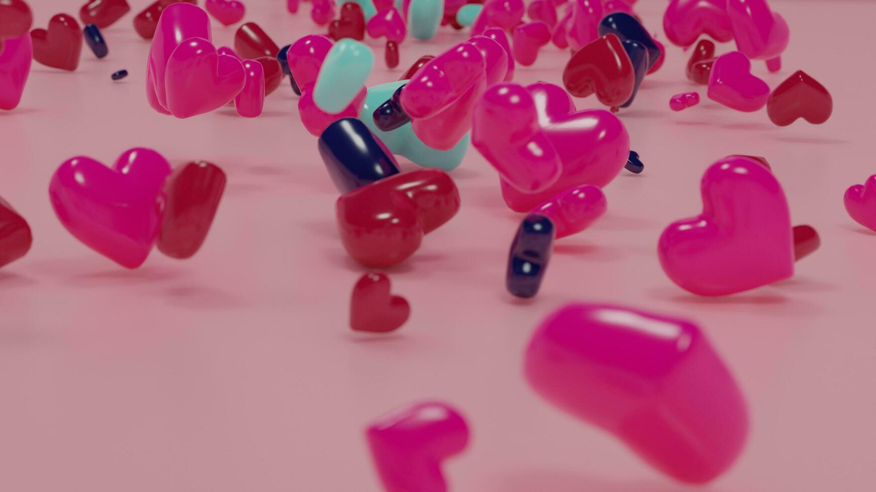 3d Saint Valentine Day graphics designer photo