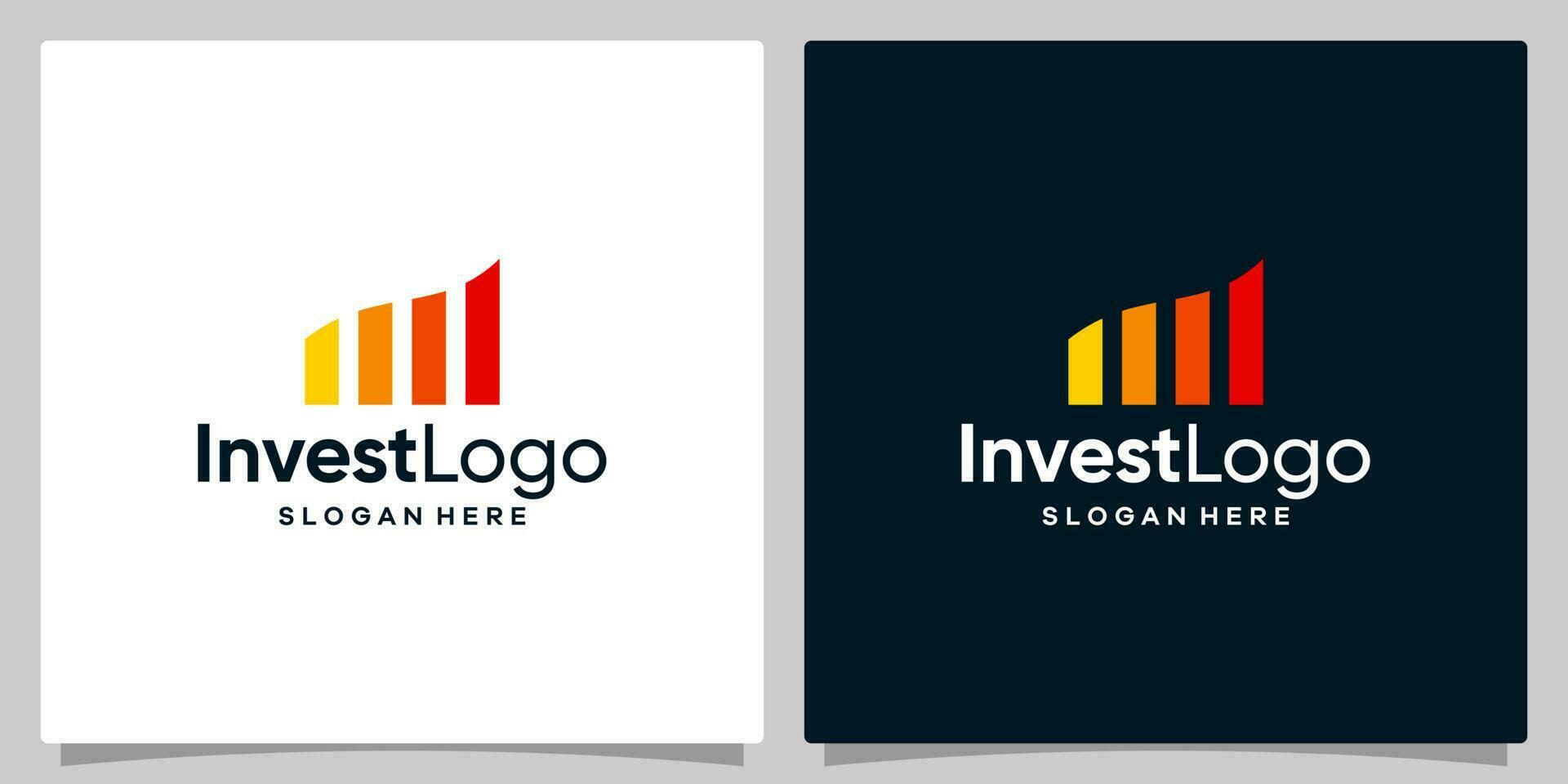 financiero inversión gráfico logo diseño modelo. marketing, ventas y crecimiento logo gráfico diseño vector ilustración. símbolo, icono, creativo