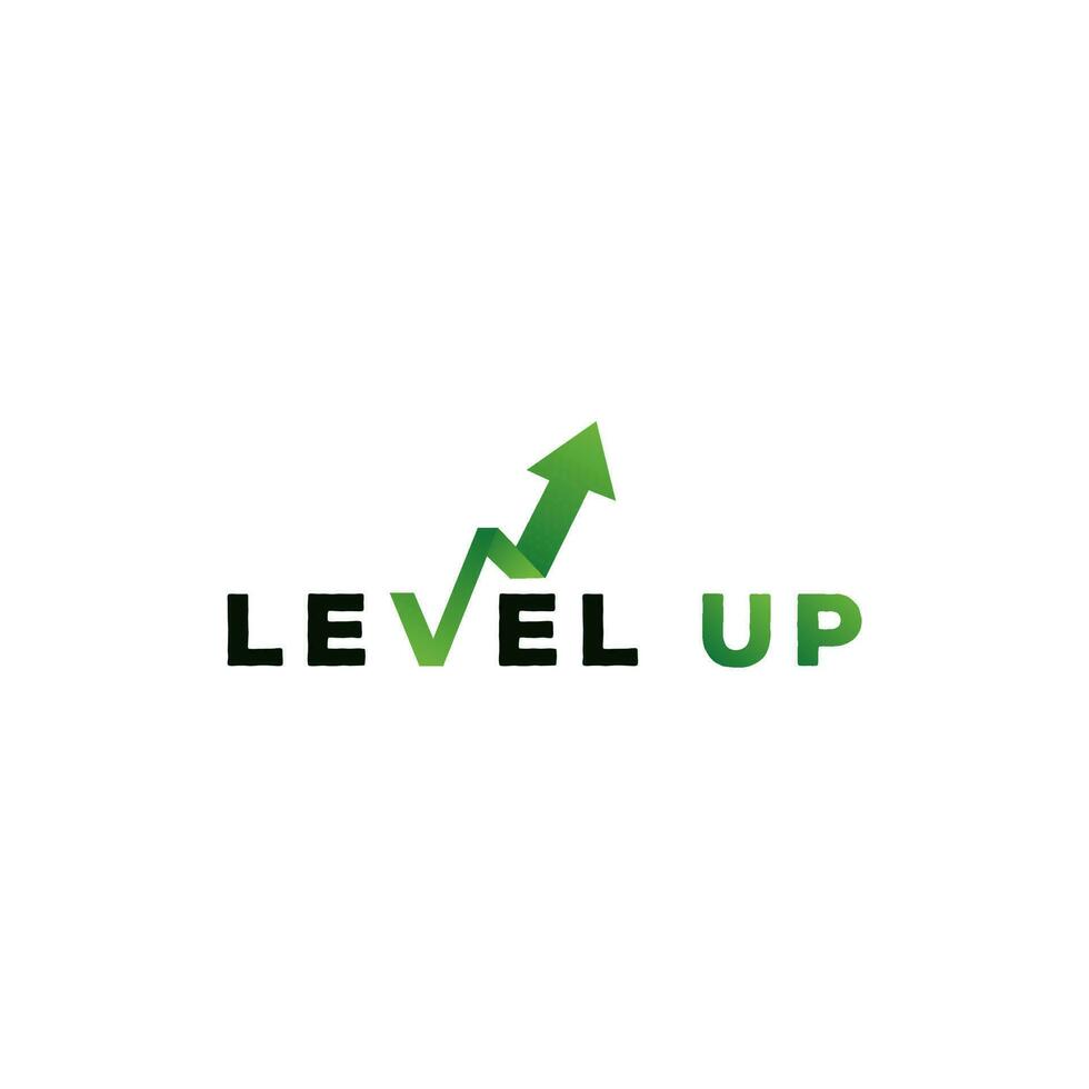 Illustration Logo for Level UP vector