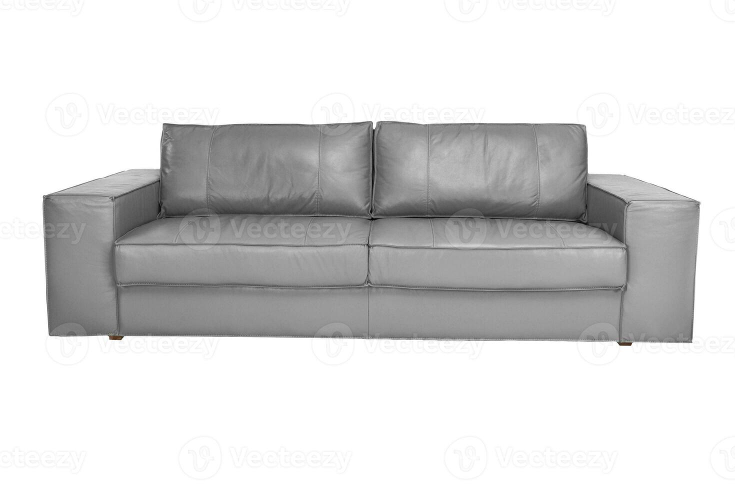 Studio shot of a modern sofa isolated on white background photo