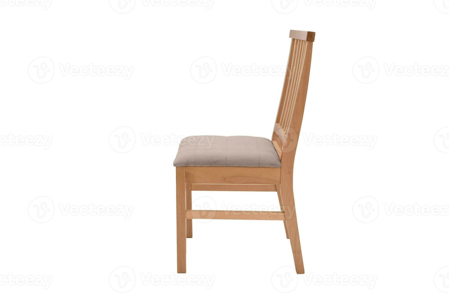 Wood chair. Object isolated of background photo