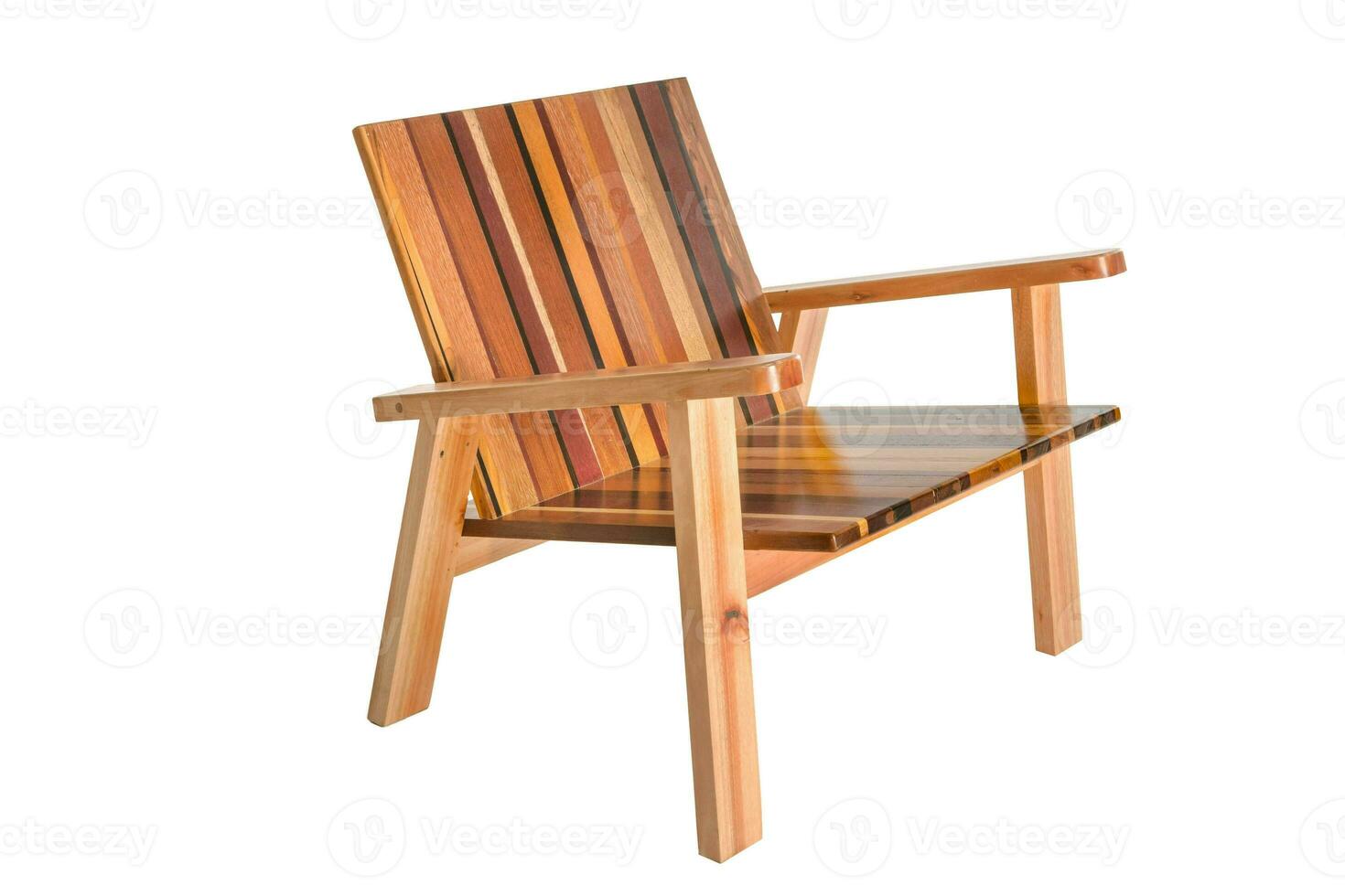 Bealtiful wood armchair modern designer photo