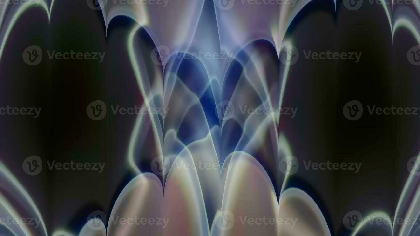 Wavy Vibrant Abstract Background Digital Rendering photo