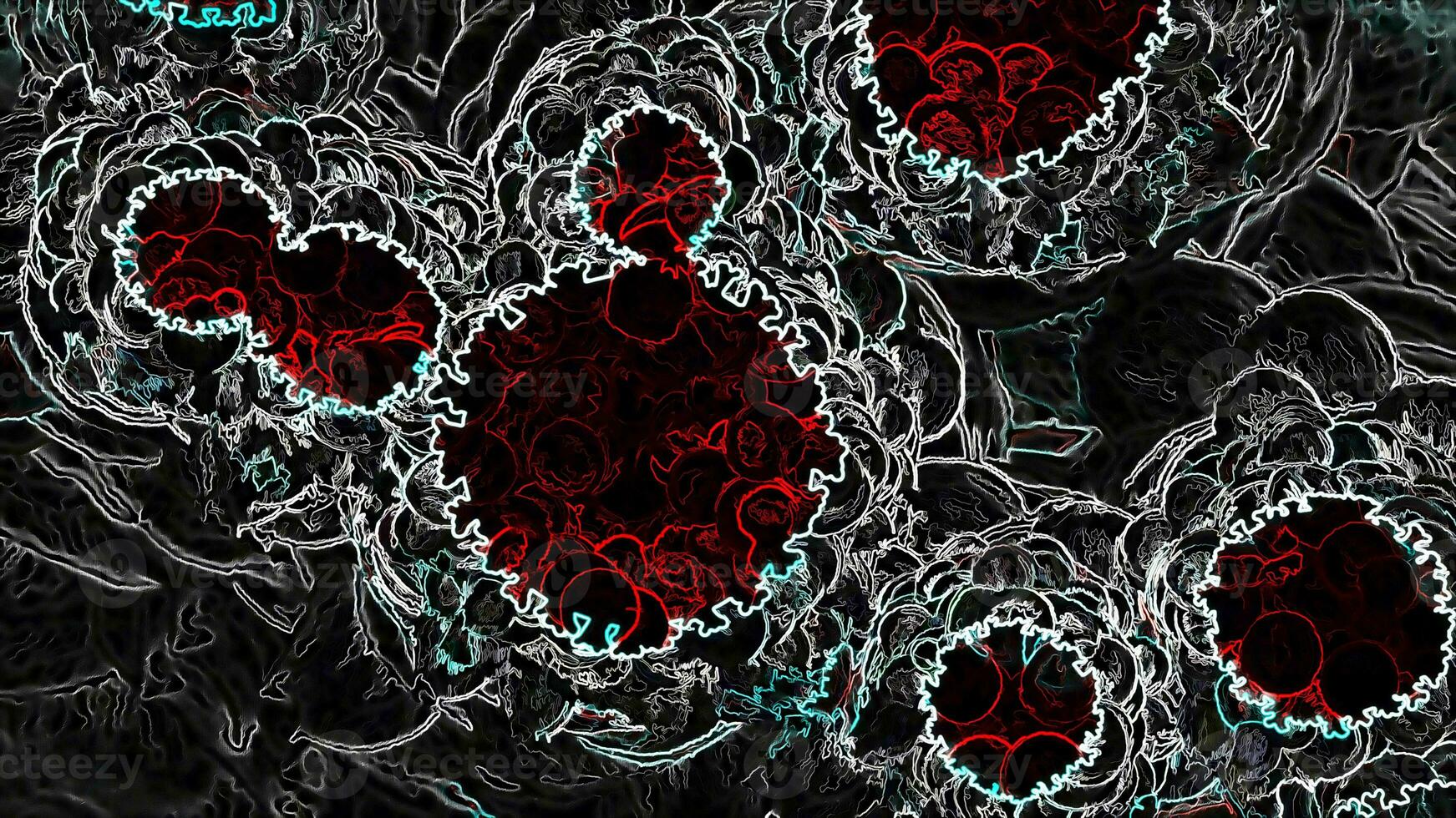 Digital Illustration Corona Virus Covid-19 Pandemic photo