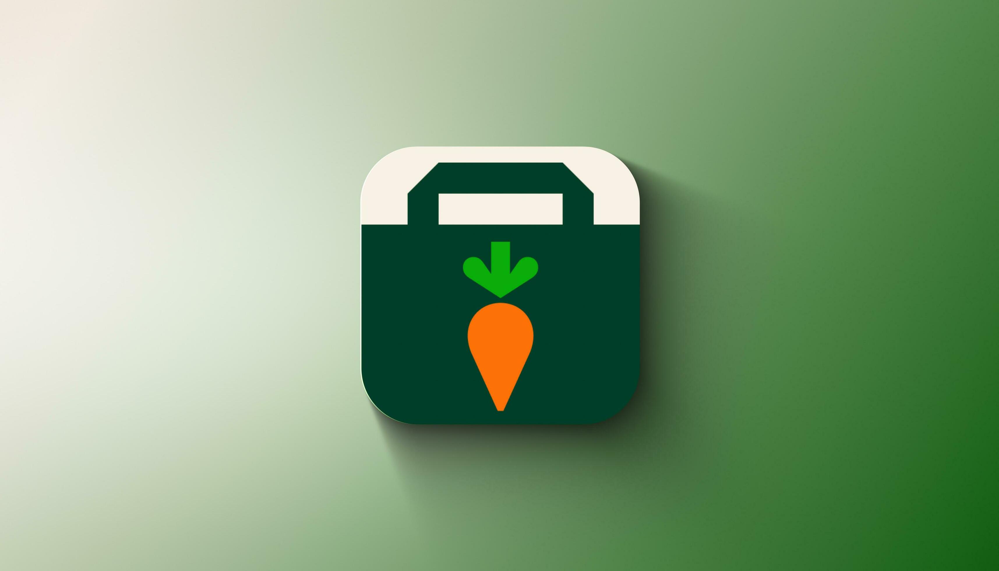 illustration Instacart Shopper application is displayed on gradient  background 22522954 Stock Photo at Vecteezy