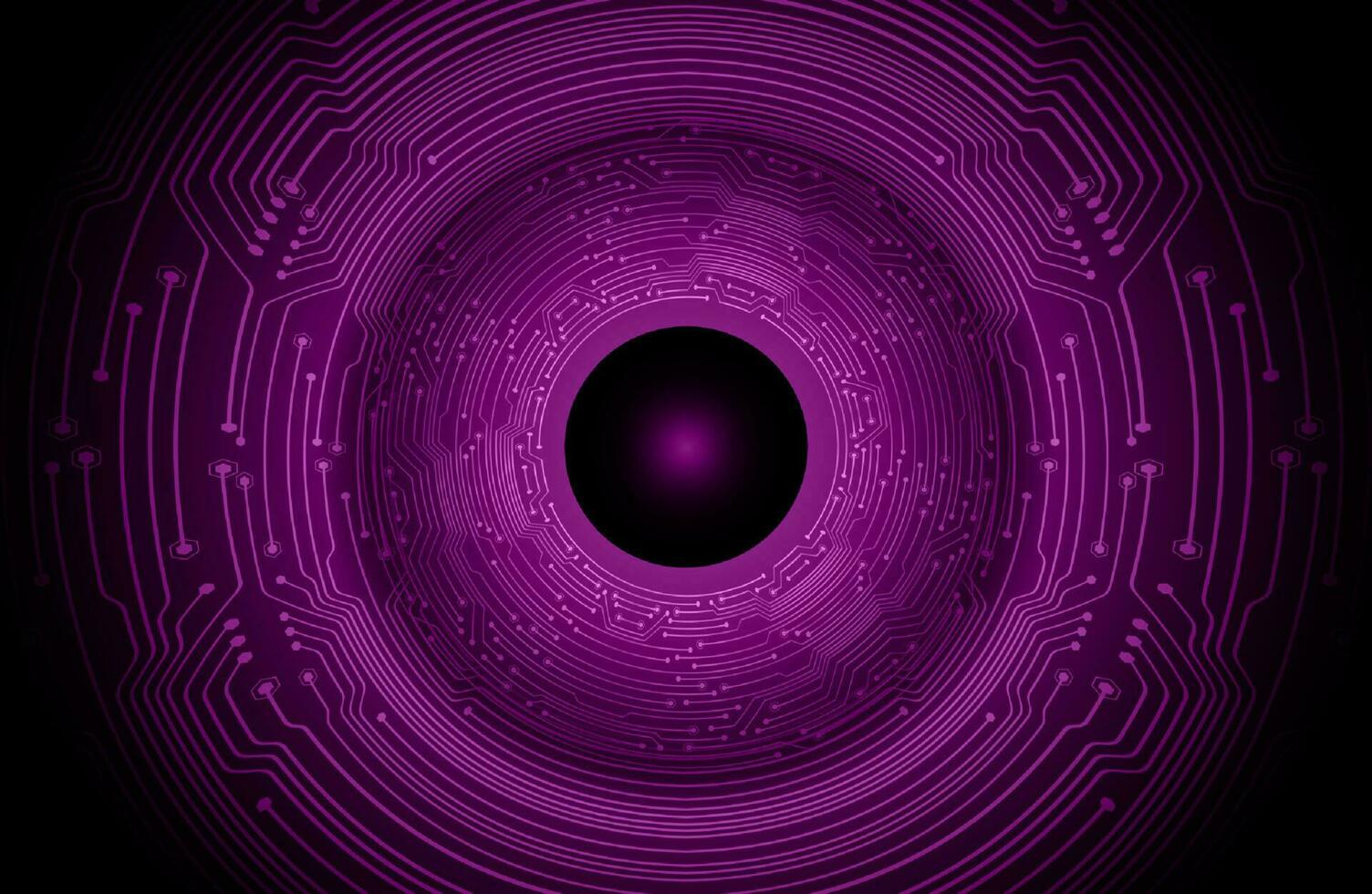 Modern Cybersecurity Eye on Technology Background vector