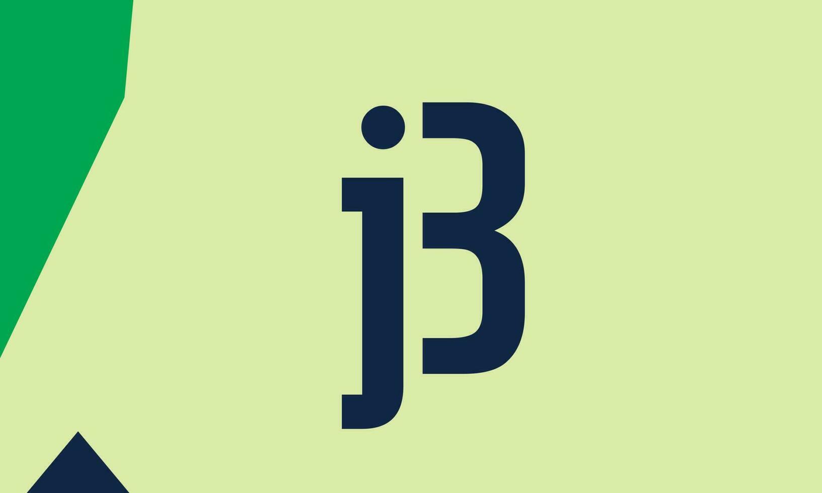 Alphabet letters Initials Monogram logo JB, BJ, J and B 22523704 Vector