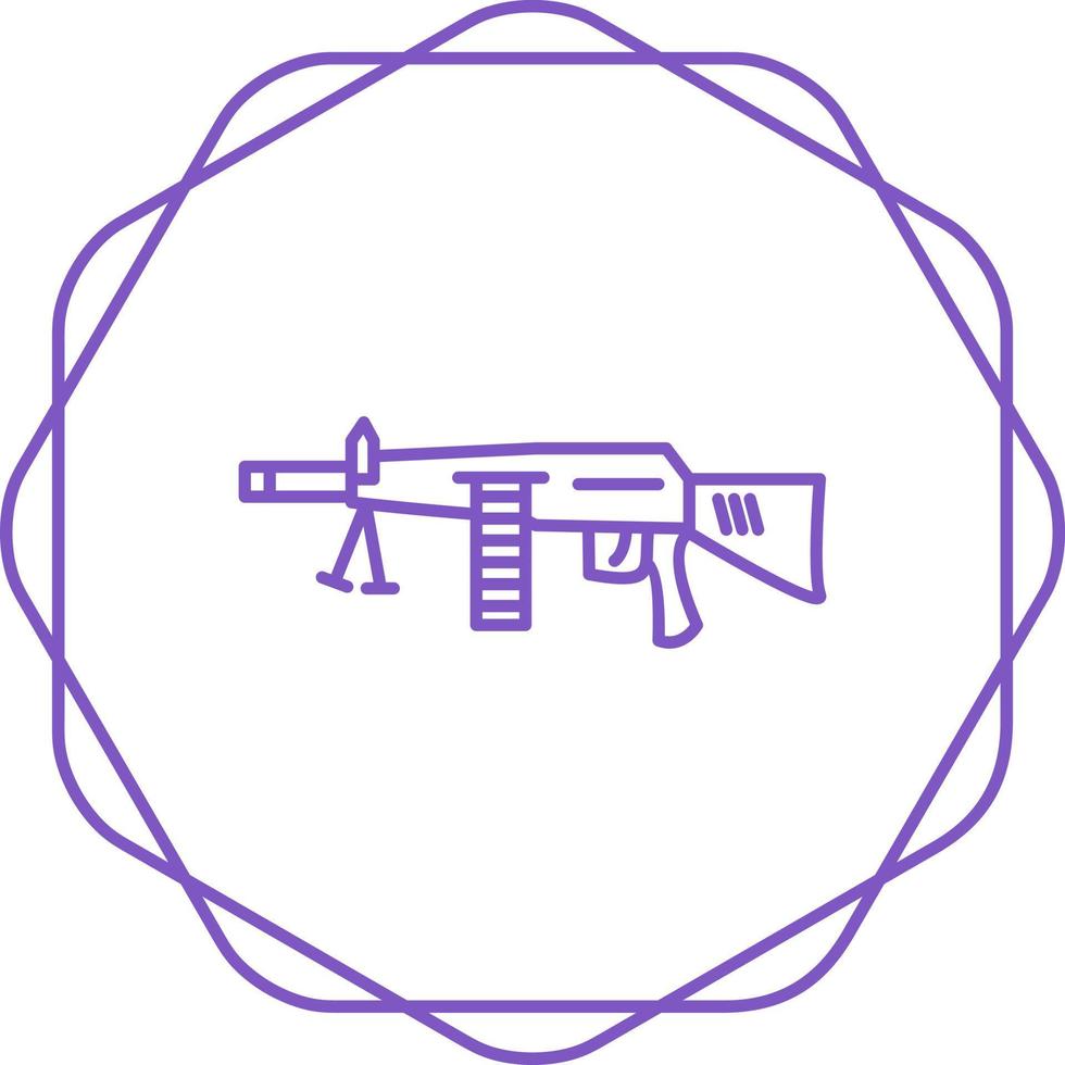 Machine Gun Vector Icon