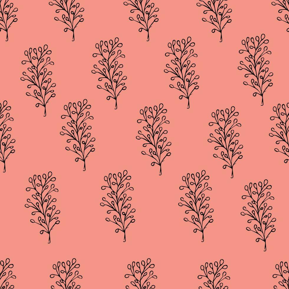 floral seamless pattern for wrapping, poster or fabric vector