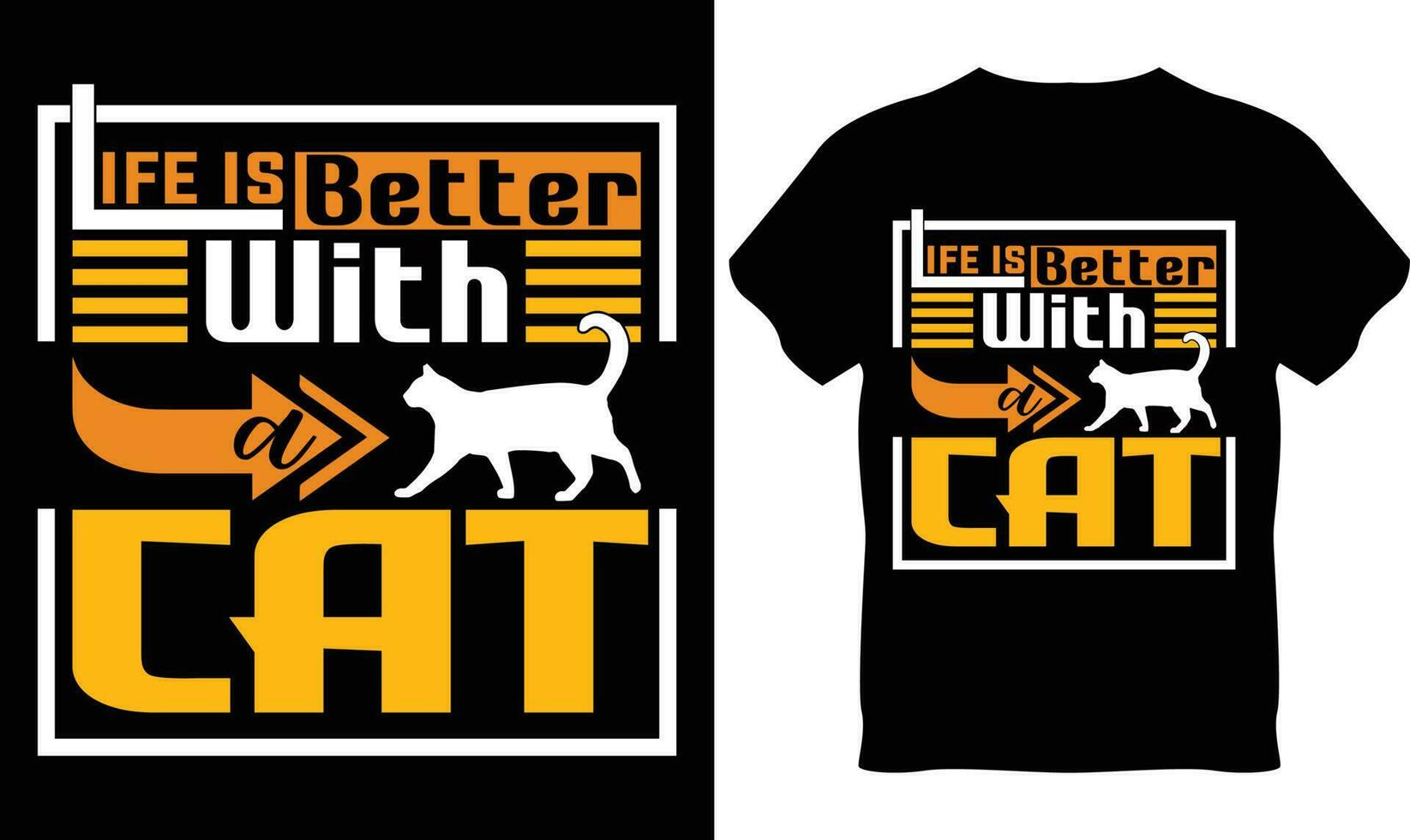 diseño de camiseta amante de los gatos vector