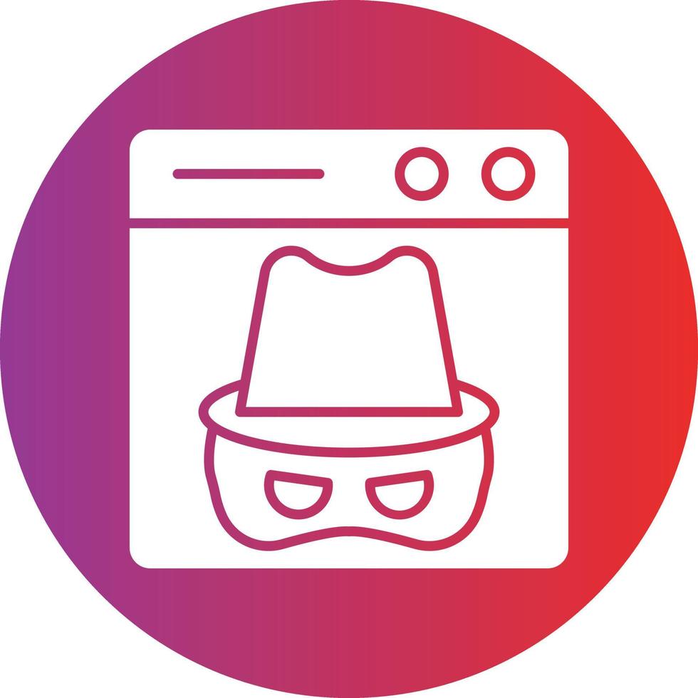Vector Design Dark Web Icon Style