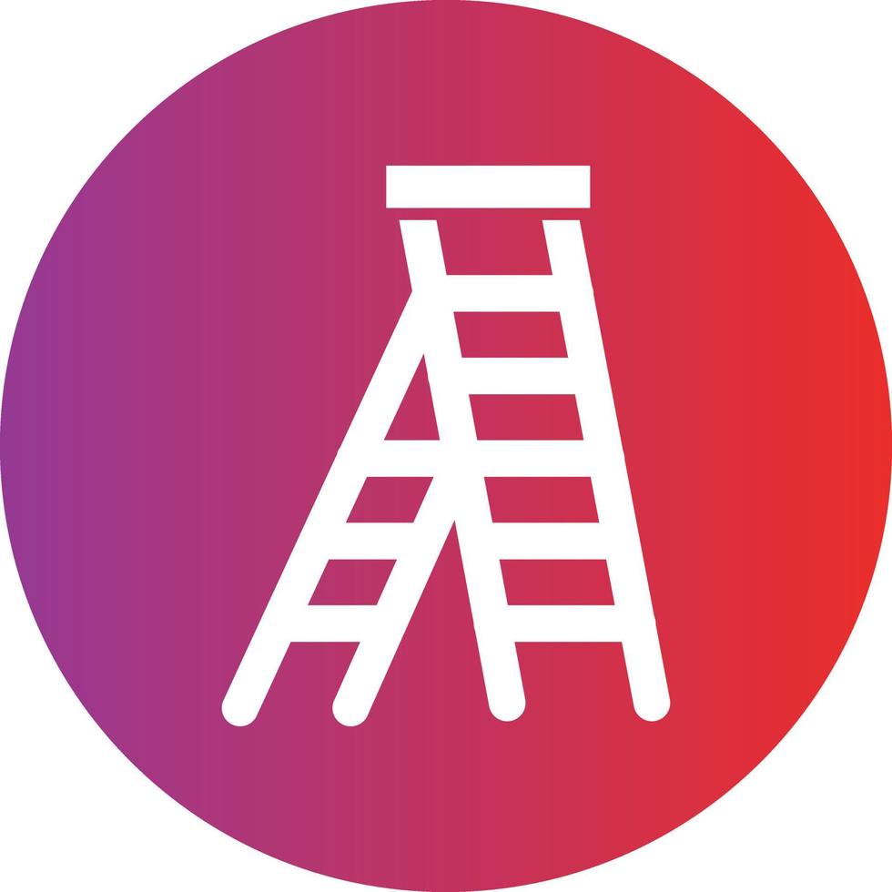 vector diseño escalera icono estilo