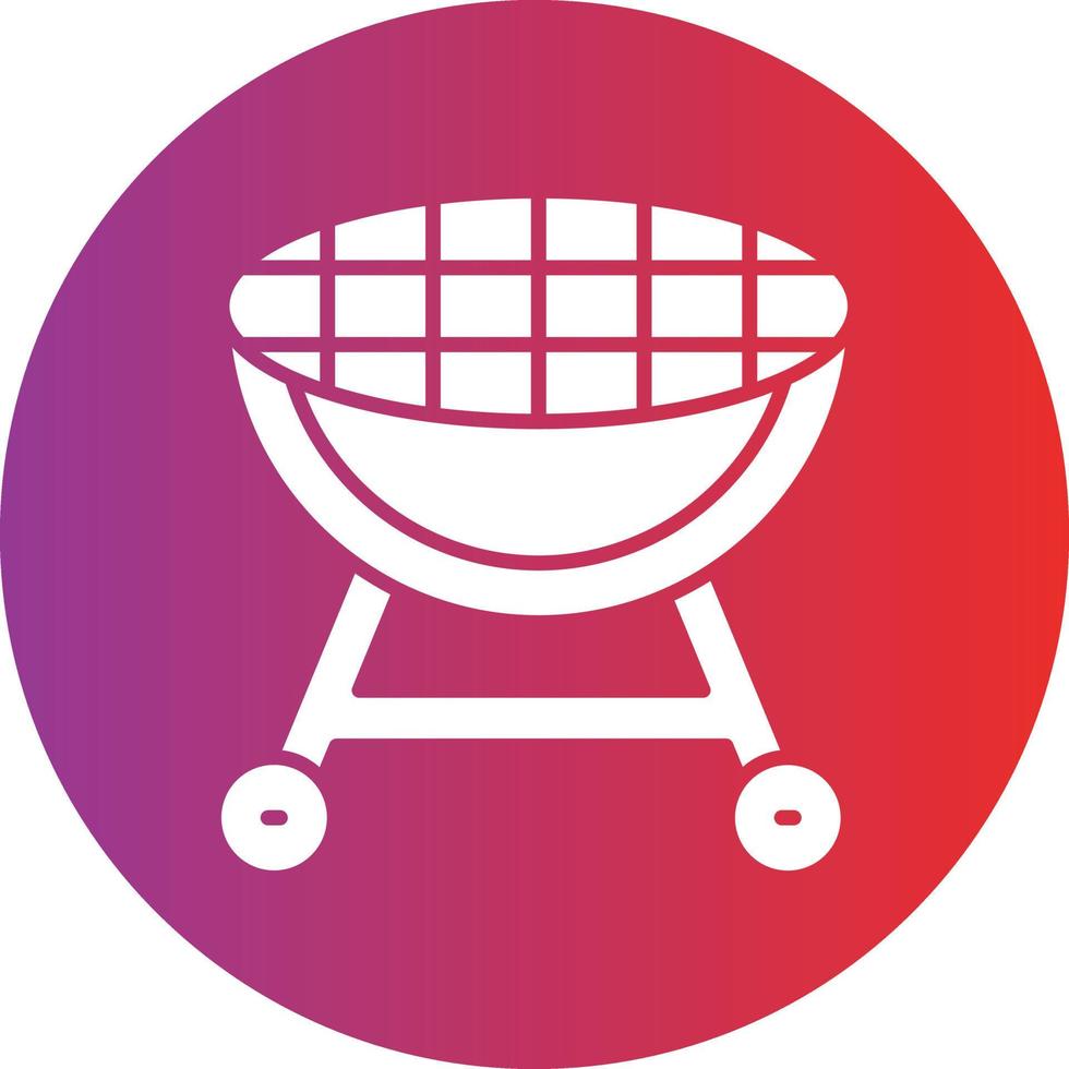 vector diseño parrilla icono estilo