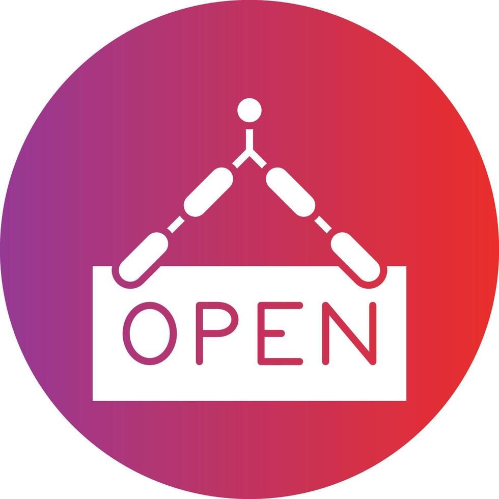 Vector Design Open Icon Style