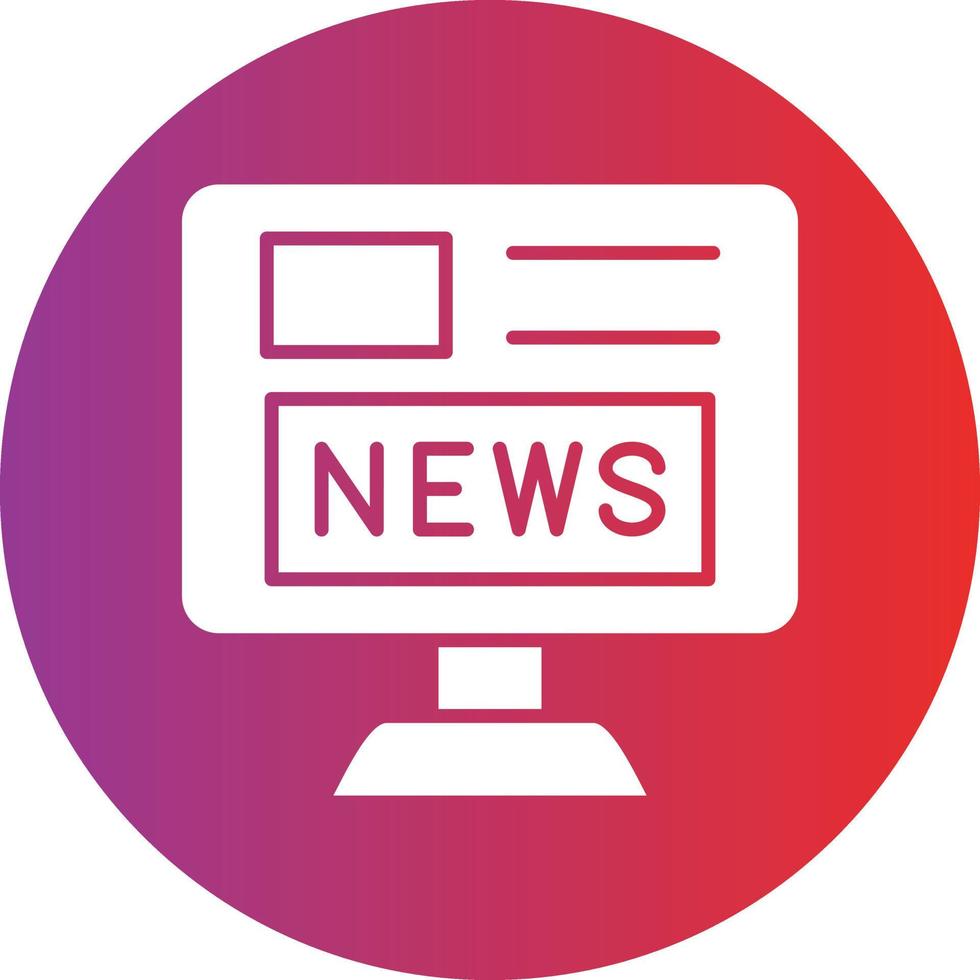 Vector Design News Portal Icon Style