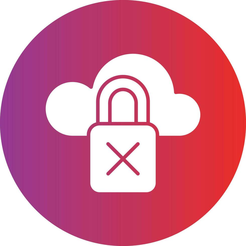 Vector Design Unsecure Icon Style