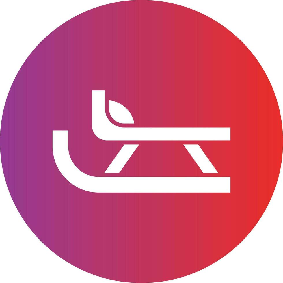 Vector Design Sled Icon Style