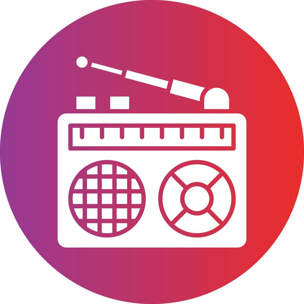 Vector Design Radio Icon Style