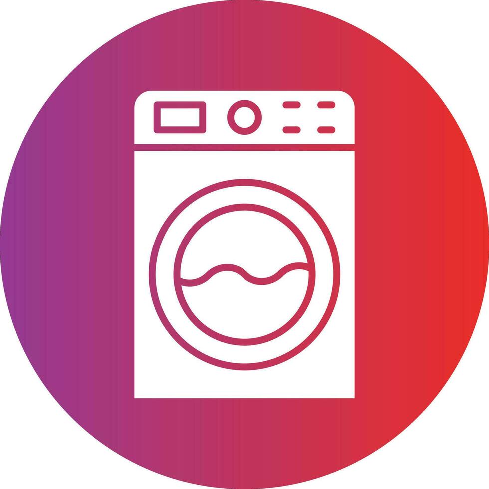 Vector Design Washing Machine Icon Style