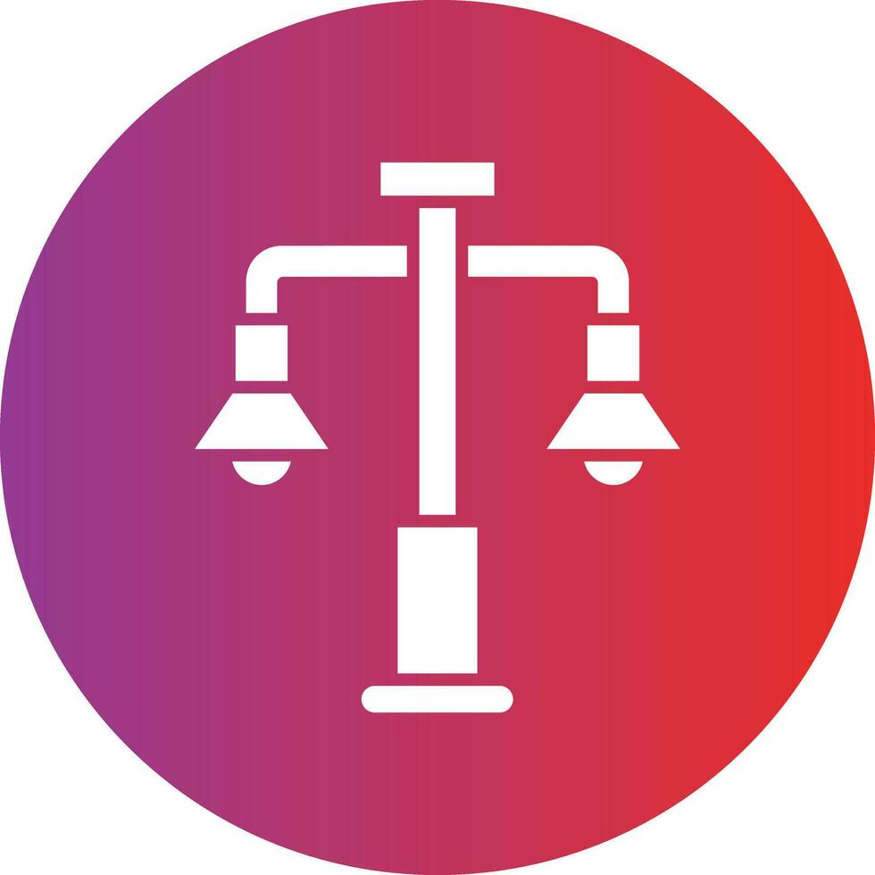 Vector Design Street Lights Icon Style