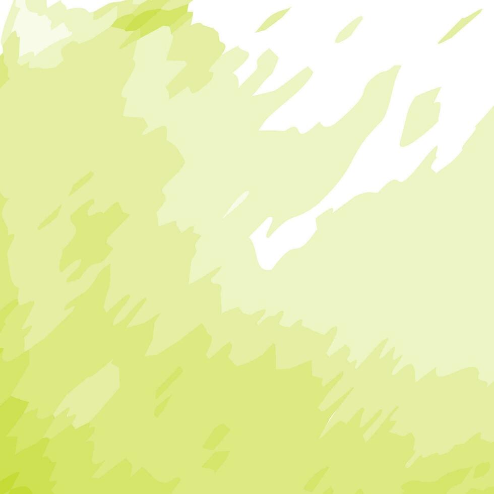 Abstract spots in trendy spring green hues in a watercolor manner. Background texture. Isolate. EPS vector