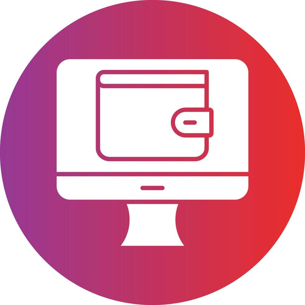 Vector Design Online Wallet Icon Style