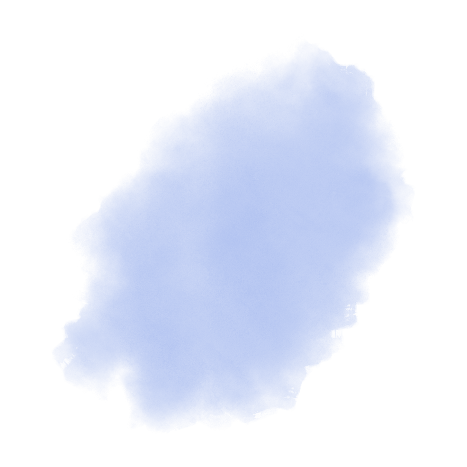 Watercolor abstract shape isolated on white background. Paint splashes