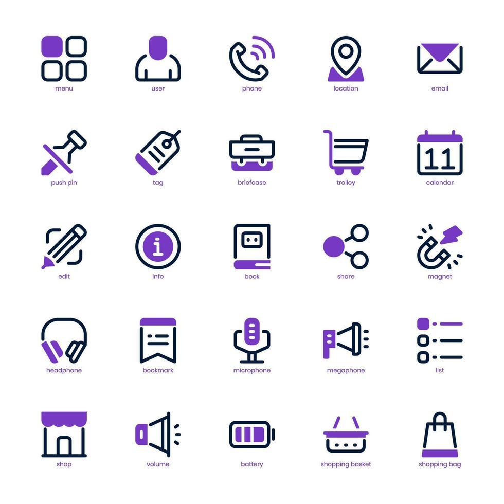 Mobile App icon pack for your website design, logo, app, and user interface. Mobile App icon mixed line and solid design. Vector graphics illustration and editable stroke.