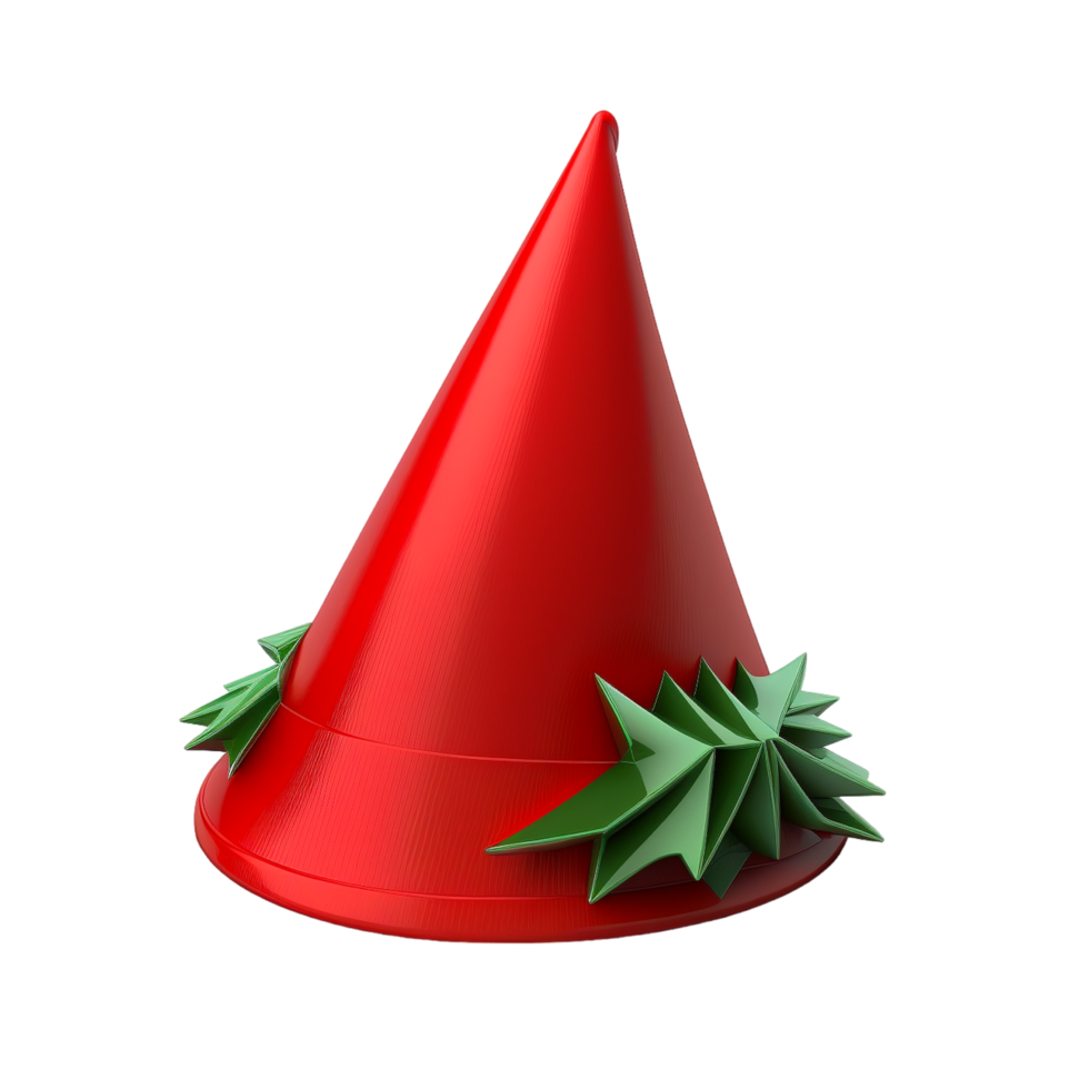 cartone animato stile Santa Claus Natale cappello clipart vettore png