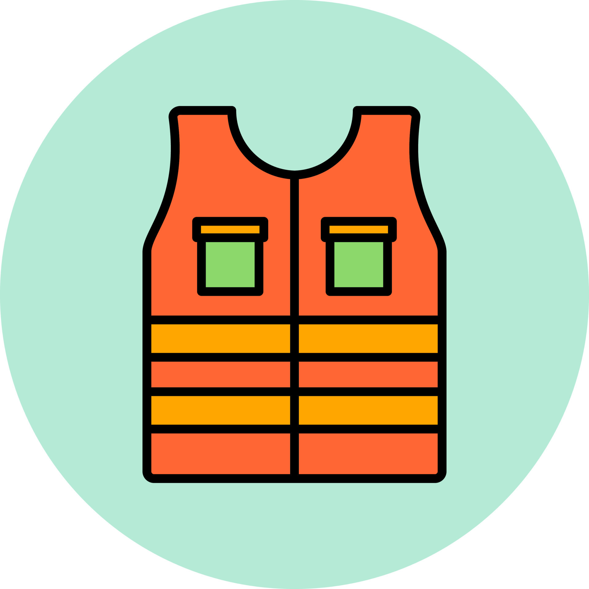 Safety Jacket Vector Icon 22526732 Vector Art at Vecteezy