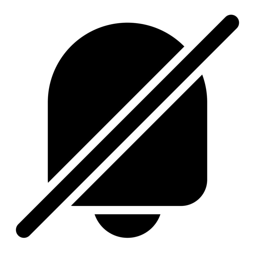 disable of user interface solid icon set vector