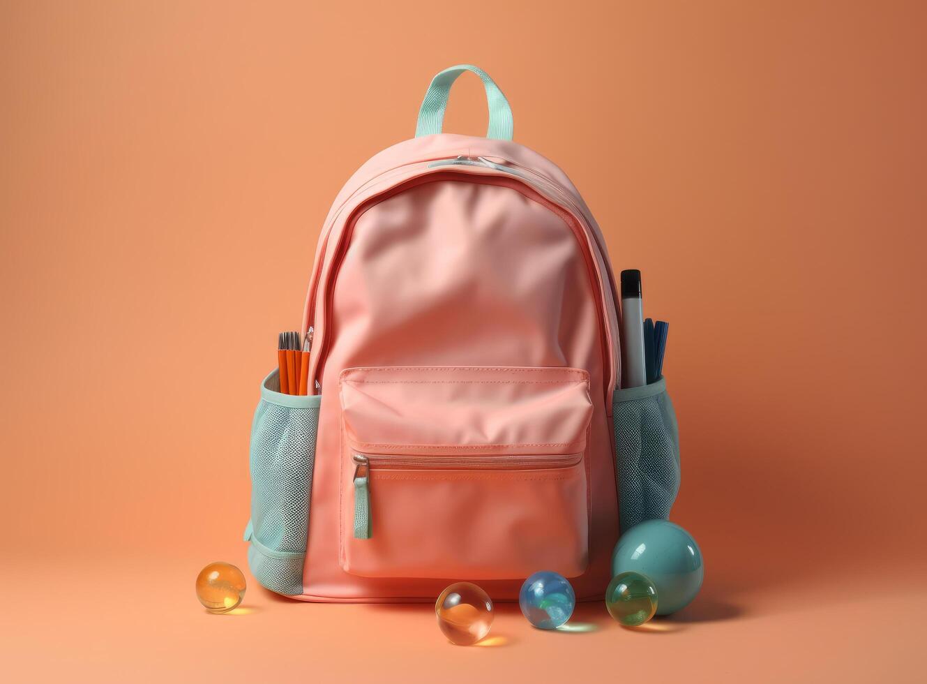 Back to school concept. Illustration photo