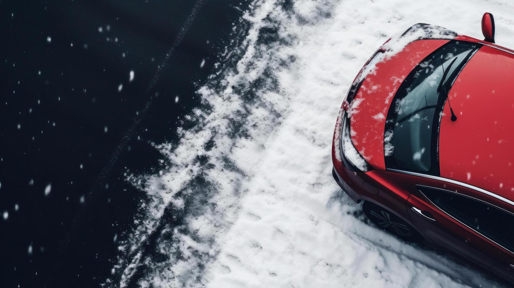 coche carreras antecedentes. ilustración ai generativo foto