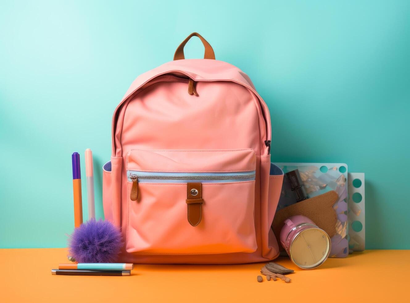 Back to school concept. Illustration photo