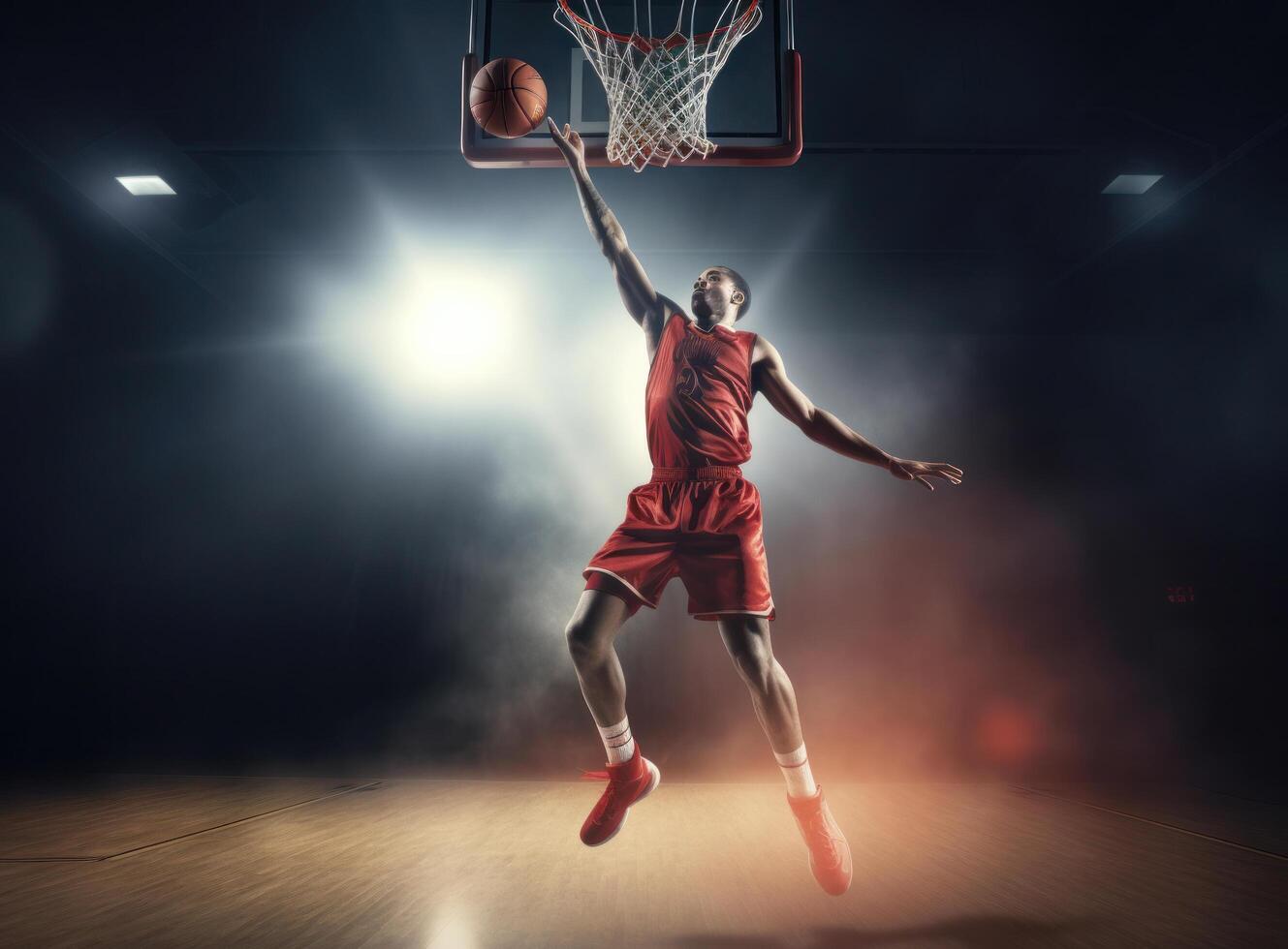 Basketball player. Illustration photo