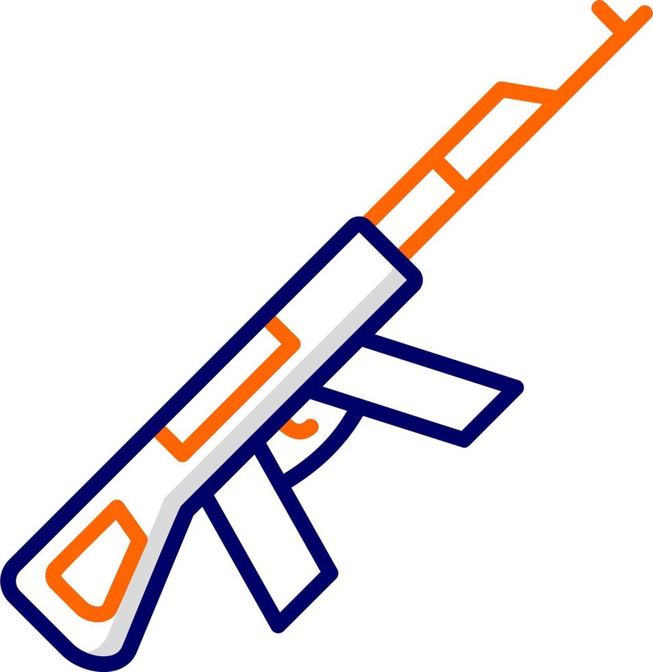 Assault Rifle Vector Icon