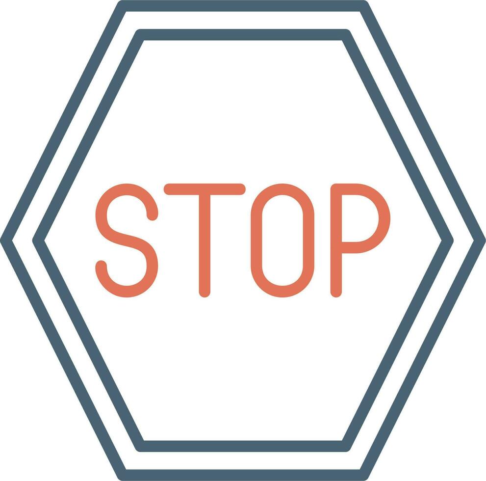 Stop Vector Icon