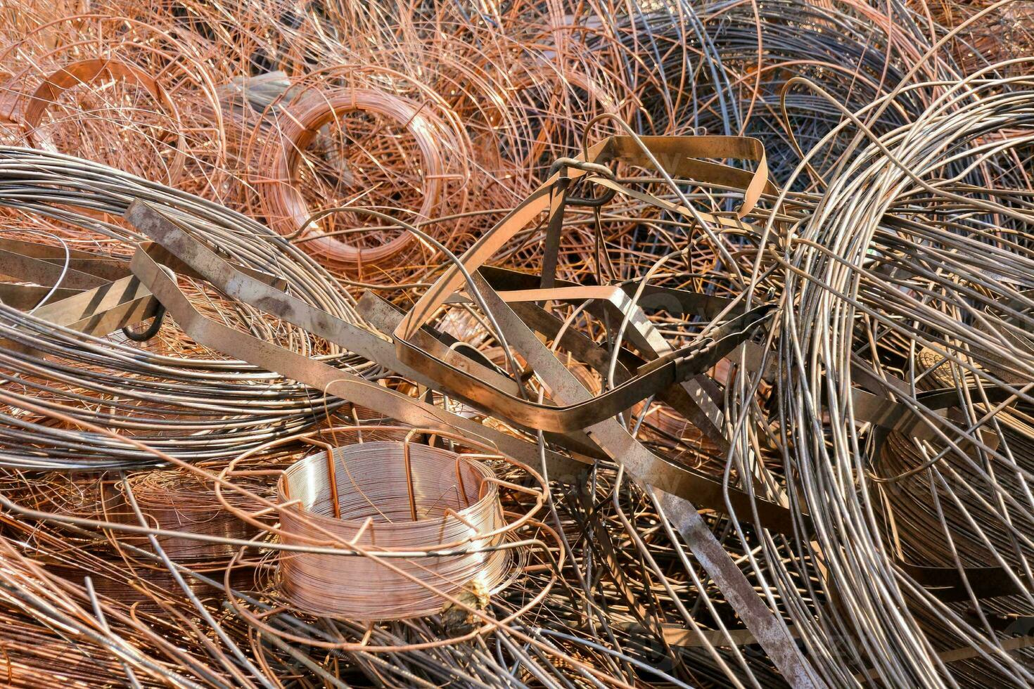 Rusty metal scrap photo