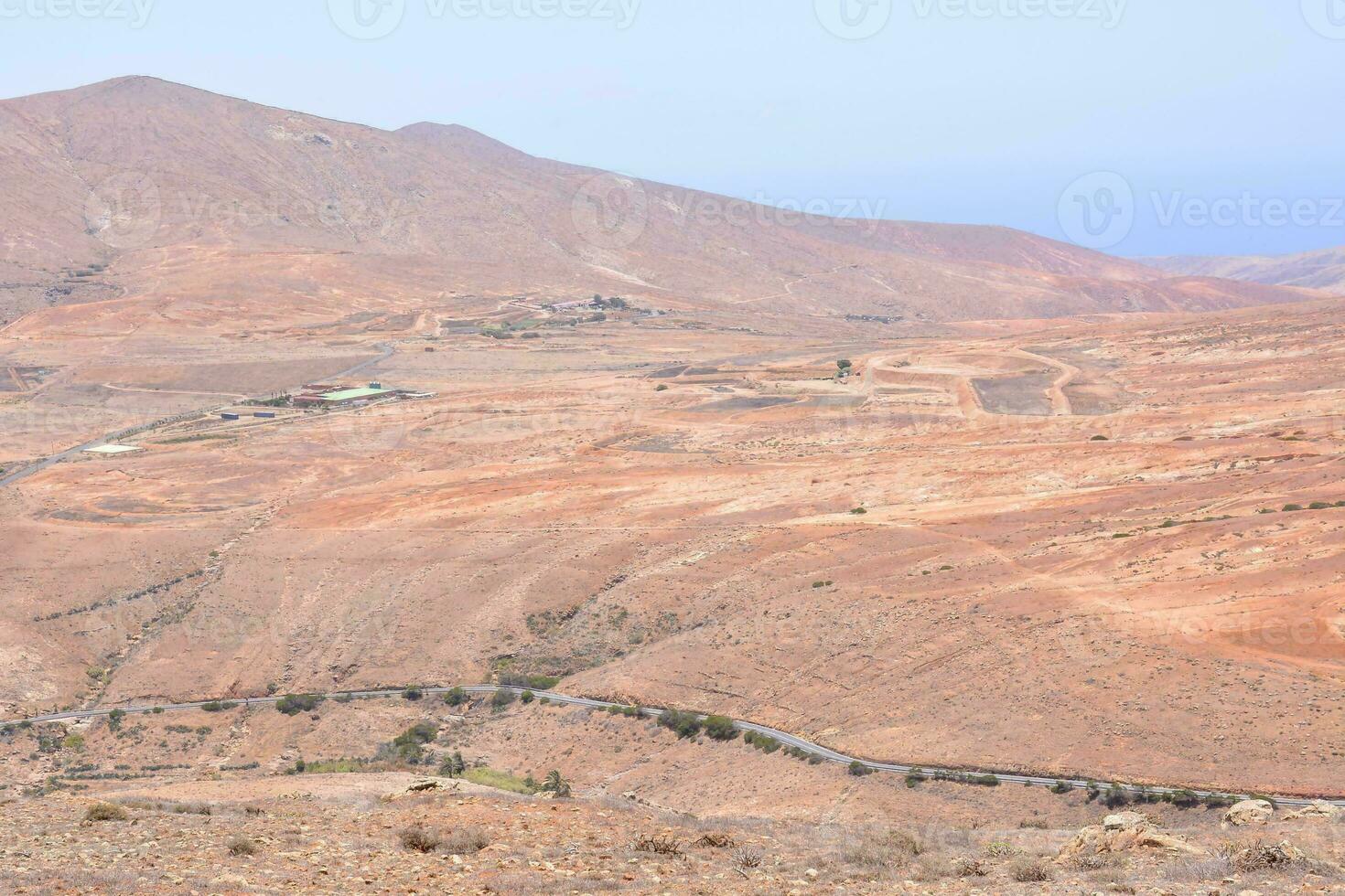 Scenic mountain landscape photo