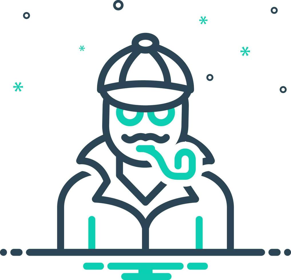 mix icon for hat vector