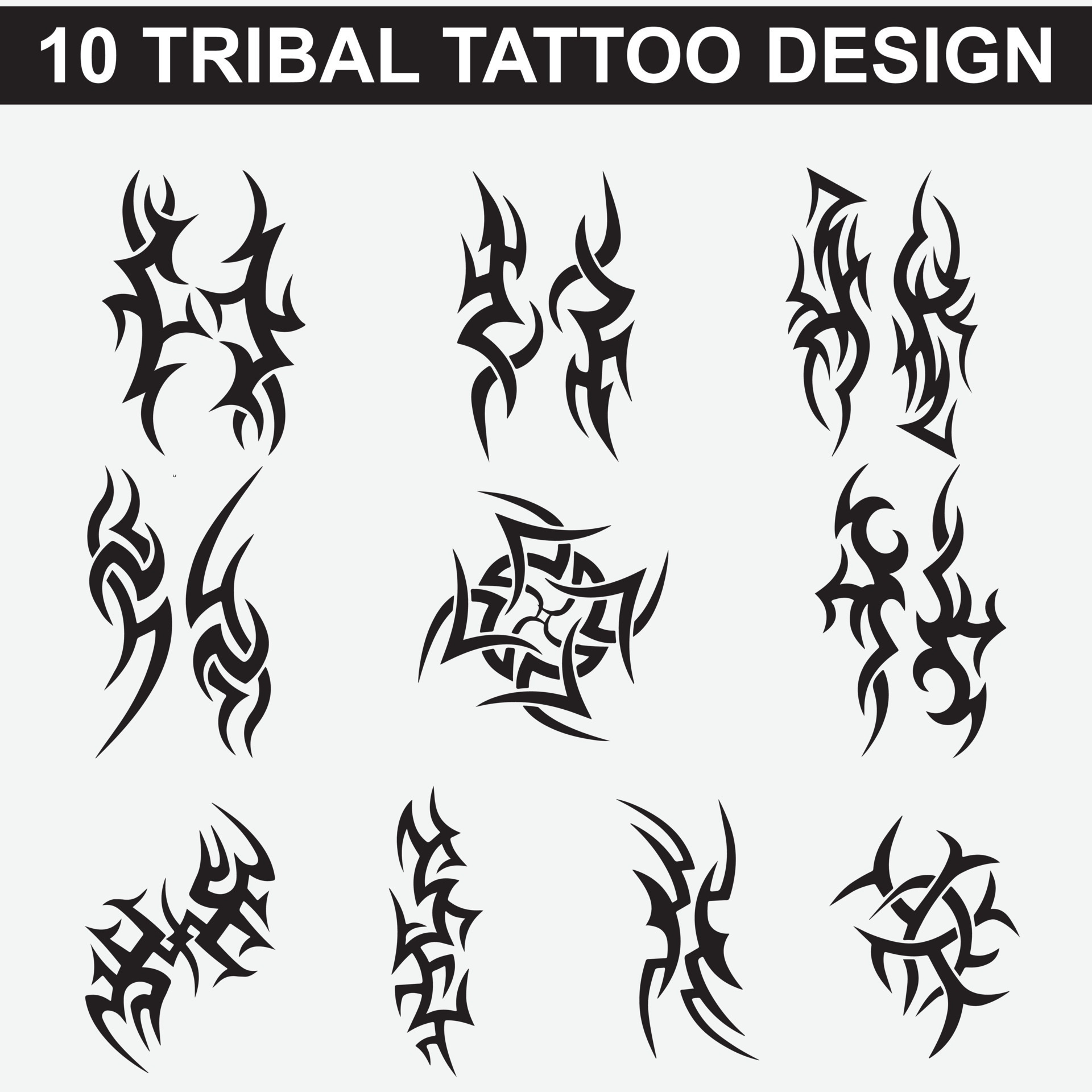 simple tribal symbols